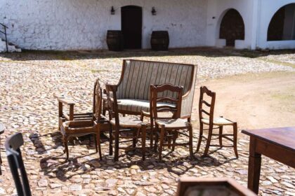 Sillones y sofá Biedermeier